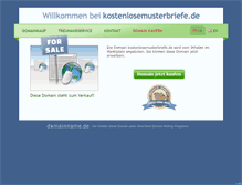 Tablet Screenshot of kostenlosemusterbriefe.de